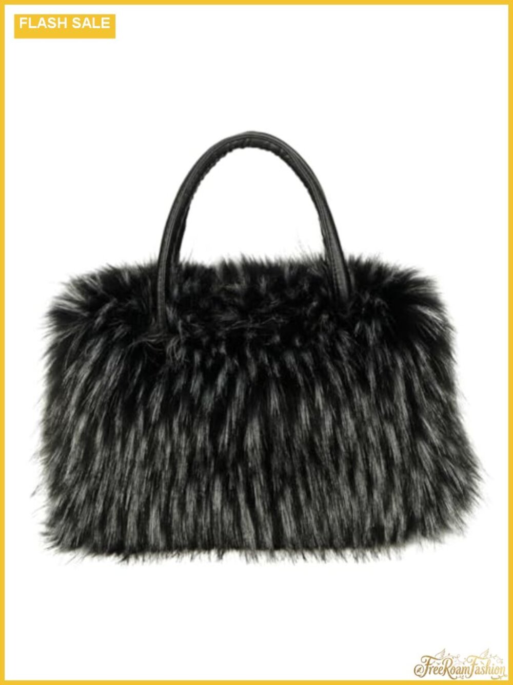 Furry Tote Bag for Women Fuzzy Faux Fur Large Handbag Soft Fluffy Purse Ladies